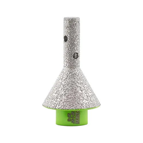 Miniatura 28 de Broca de fresado de biselado de diamante - Broca de cono de azulejos Biselado 4/5" vástago hexagonal 20MM Granito Agujeros de ampliación de mármol