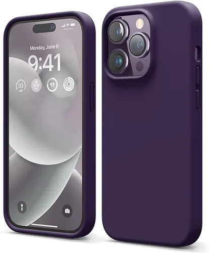 Miniatura 12 de elago Compatible con Funda para iPhone 14 Pro, Funda de Silicona Líquida, Cubierta Protectora de Cuerpo Completo, A Prueba de Golpes, Funda Delgada