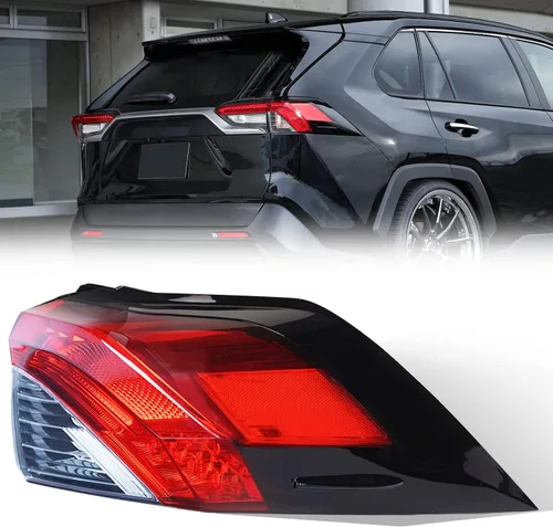 Archaic Conjunto de luz trasera para Toyota RAV4 2019 2020 2021 2022, lámpara de freno trasera derecha del lado del pasajero