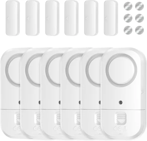 Miniatura 11 de Sensores de alarma para puerta y ventana, alarma de puerta para seguridad de los niños, alarmas de puerta para seguridad del hogar, oficina, tienda