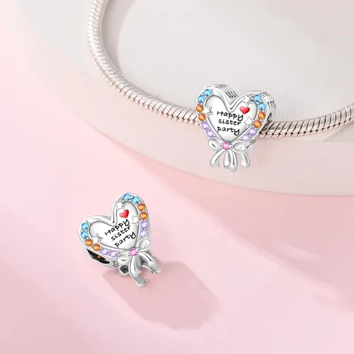 Miniatura 31 de KUNSIR Los abalorios se adaptan a pulseras Pandora para mujer, plata de ley 925, cuentas colgantes de joyería para niñas, dijes de feliz cumpleaños