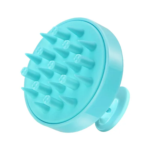 Miniatura 18 de HEETA - Masajeador de cuero cabelludo para el crecimiento del cabello, cepillo de champú, exfoliante para el cuero cabelludo con cerdas de silicona