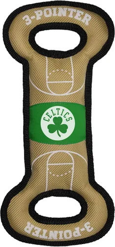 Miniatura 16 de Pets First NBA Atlanta Hawks Field Toy - Juguete de nailon resistente para mascotas con costuras de doble ribete y chirriador interior, talla única
