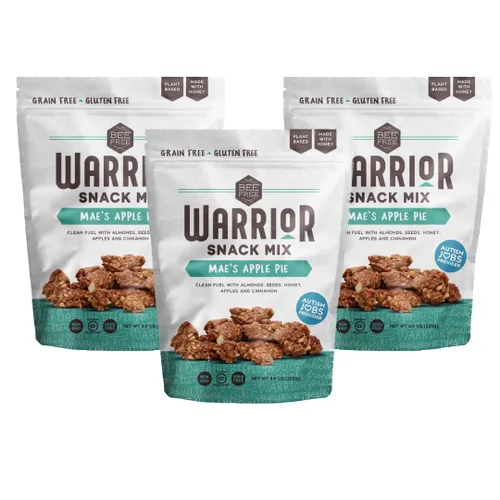 Miniatura 12 de BeeFree Warrior Mix Granola sin gluten – Bocaditos de granola gruesos Granola paleo, baja en carbohidratos, sin granos, sin conservantes, sin