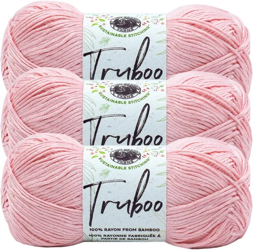 Miniatura 20 de (1 Madeja) Lion Brand Yarn Truboo Yarn, Aguamarina