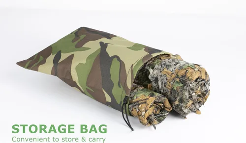 Miniatura 5 de Ginsco Ghillie Suit - Juego de guantes de máscara de cara completa, traje de camuflaje frondoso 3D para hombres, fotografía de caza al aire libre