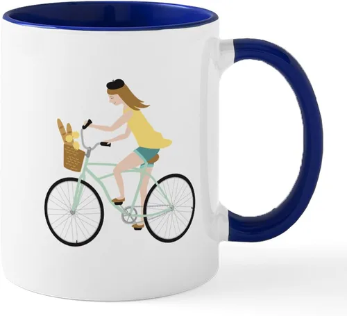Miniatura 17 de CafePress Bicycle Bike Riding 11 Oz Ceramic Mug 11 oz (325 ml) Ceramic Coffee Mug