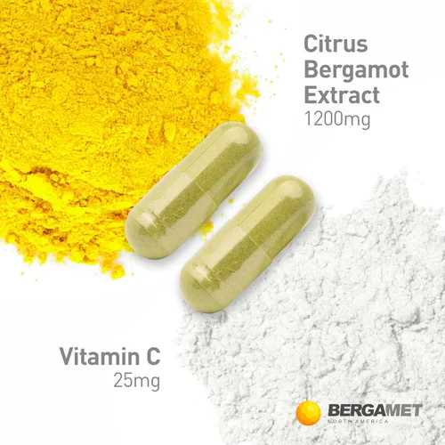 Miniatura 5 de BergaMet Suplemento de bergamota cítrica, extracto 170:1, 1200 mg, 80% polifenoles, suplemento de bergamota cítrica italiana para colesterol alto
