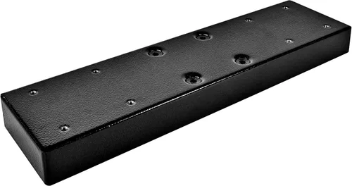 Mail Boss 7144 Barra esparcidora de caja para aplicaciones de dos buzones, 2, color negro