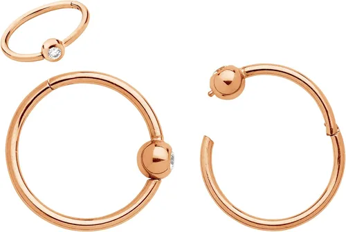 Miniatura 8 de 365 Sleepers Anillo de titanio de 18G de 0.236 a 0.394 pulgadas, con bisagras, segmento BCR, hélice, tragus, septum, nariz, labio, arete de aro