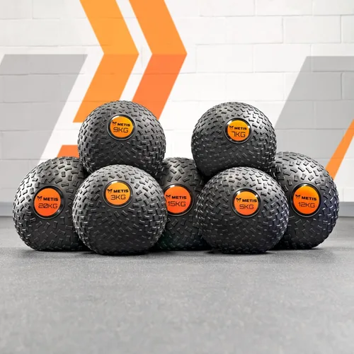 Miniatura 5 de METIS Pelotas de fitness [7lbs-66lbs] Construye fuerza y mejora el fitness con pelotas de golpe resistentes a rebotes, disponibles individualmente