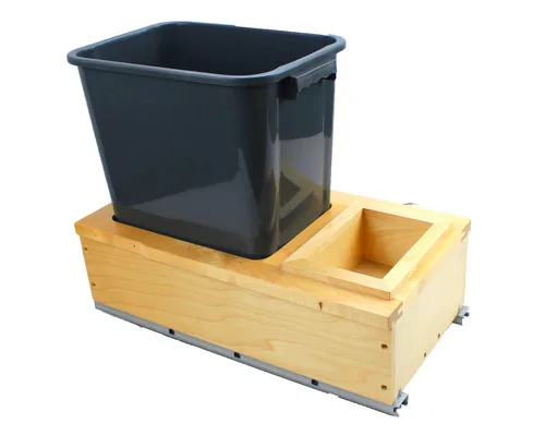 Miniatura 4 de Dowell B15 Base de madera extraíble con cubo de plástico de 20 cuartos (4006 0115)