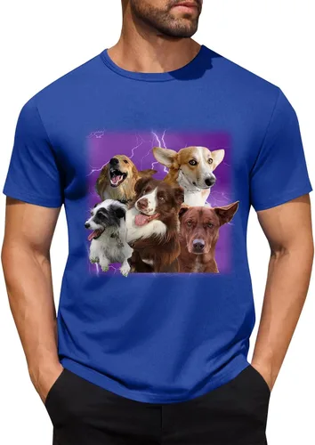 Miniatura 33 de Camisetas personalizadas para hombre, camiseta personalizada con fotos, imagen de mascota, camiseta unisex, diseña tu propio regalo divertido