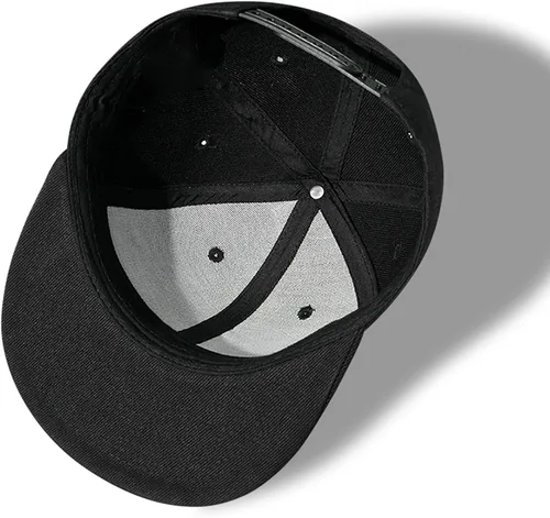 Miniatura 6 de Sombreros Snapback para hombre, sombrero de calavera plana para niño, mochila a presión, gorra de béisbol, esqueleto de mano, color negro