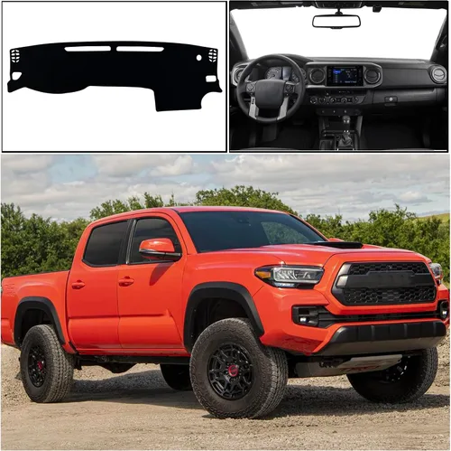 Miniatura 6 de Funda protectora para salpicadero interior compatible con Toyota Tacoma SR SR5 TRD Sport TRD Off-Road Limited y TRD Pro 2016-2023, protector