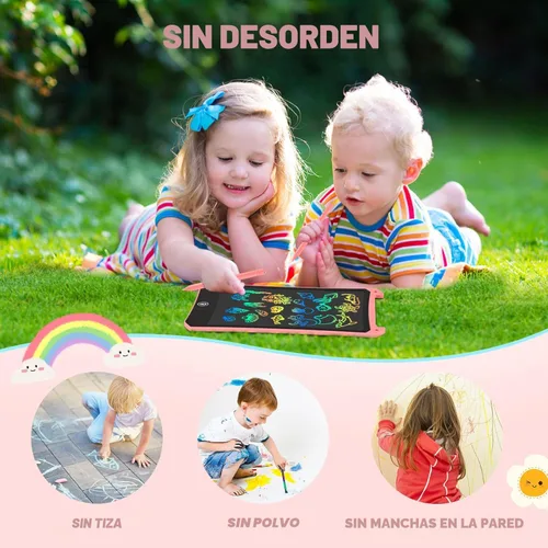Miniatura 4 de EooCoo Juguetes para niños pequeños, tableta de escritura LCD para niños, paquete de 2 unidades, almohadilla de dibujo esencial de viaje para niños