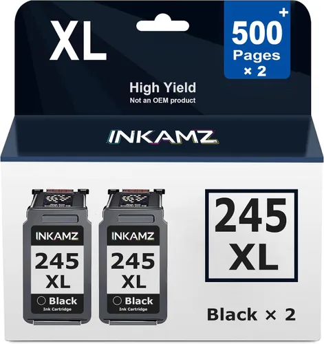 245XL - Cartucho de tinta compatible con Canon 245XL, repuesto de tinta negra para Cannon 245XL/negro, funciona con impresora PIXMA MG2522 MX490