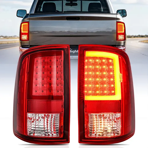Miniatura 20 de Nilight Conjunto de luz trasera para Dodge Ram 2009 2010 2011 2012 2013 2014 2015 2016 2017 2018 Dodge Ram 1500 2500 3500 2019 2020 2021 estilo Rojo