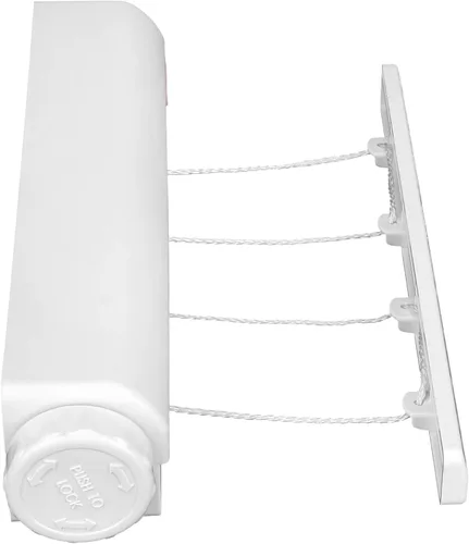 Miniatura 8 de KIMISS Tendedero retráctil telescópico para ropa de secado de ropa para suministros de interior y exterior, tendedero retráctil interior, Moderno