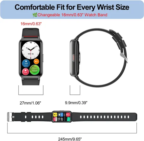 Miniatura 7 de Rastreador de actividad física (responder/hacer llamadas), reloj inteligente para mujeres y hombres, con pantalla AMOLED siempre encendida de 1.47