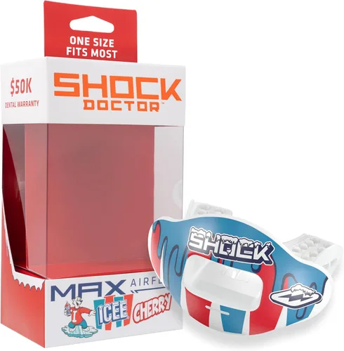 Miniatura 13 de Shock Doctor Kool Aid Protector Bucal para Labios - Máximo Flujo de Aire, Protección Completa de la Boca Compatible con Brackets, Protector