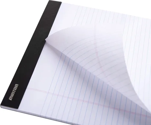 Miniatura 6 de Mintra Office - Anotador con renglones, 50 hojas por anotador; anotador micro perforado, para la escuela, la universidad, la oficina, el trabajo