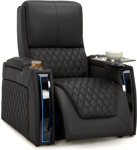 Miniatura 24 de Seatcraft Apex Zero-Gravity CoolZero - Asiento de cine en casa de cuero italiano, reposacabezas eléctrico, lumbar eléctrico, reclinable eléctrico
