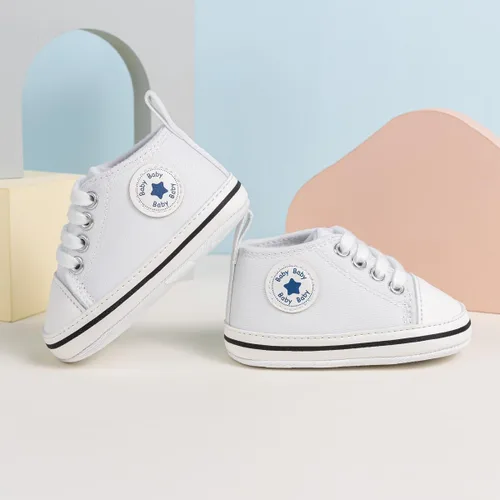 Miniatura 96 de KIDSUN zapatos deportivos altos hasta el tobillo para bebés, niños y niñas con suela antideslizante, suaves, para recién nacidos, zapatos