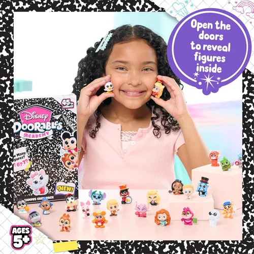 Miniatura 4 de Disney Doorables Academy Campus Crew Series 1, figuras inspiradas en bolsas ciegas, los estilos pueden variar, juguetes para niños con licencia