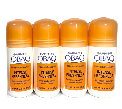 Garnier OBAO - Desodorante y antitranspirante en rollo para mujeres, 48 horas, 2.29 oz cada uno por Garnier OBOA