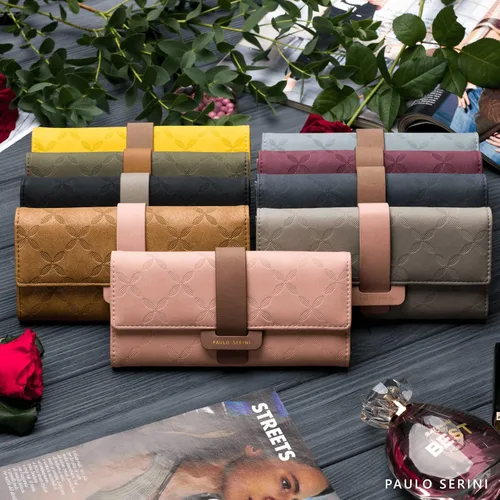 Miniatura 7 de PAULO SERINI Cartera Mujer - Cartera para mujer con monedero - Tarjetero 9 tarjetas - Pulsera - Carteras veganas para mujer - Regalos de cumpleaños