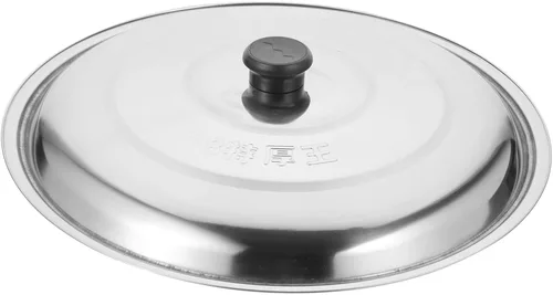 Recipientes pequeños de vidrio con tapa universal – Tapa de tapa para ollas, tapa de acero inoxidable, se adapta a todas las ollas, sartenes/woks de