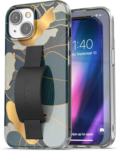 Miniatura 4 de ENCASED Funda con lazo para los dedos, diseñada para iPhone 15 (2023), funda de agarre con correa de mano con soporte de silicona suave al tacto