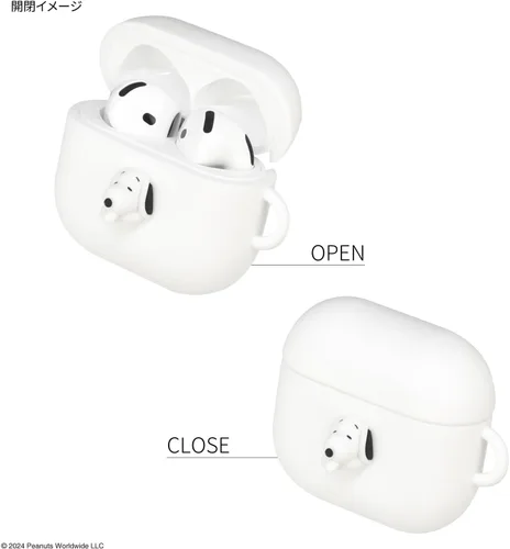 Miniatura 3 de Gourmandies Peanuts Snoopy AirPods 4 Funda de silicona Snoopy SNGG-116A