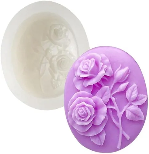 Miniatura 12 de Molde de silicona para jabón, molde para velas, diseño de pavo real, molde de cera de resina para manualidades Pavo real individual