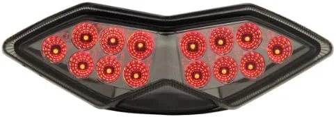 Luces traseras LED secuenciales integradas, lente ahumada para Kawasaki Z1000 10-21 Versys 650 11-23 Ninja 1000 1000SX 2010-2013