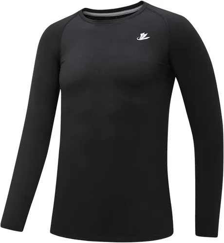 Miniatura 2 de DEVOROPA Camiseta térmica de compresión para niños y jóvenes, camiseta interior de manga larga de forro polar para fútbol y béisbol