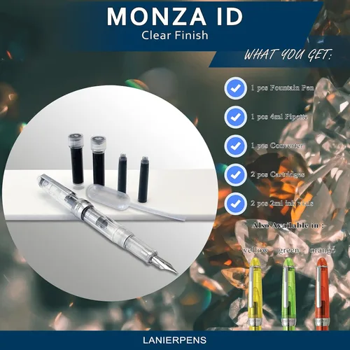 Miniatura 7 de Monteverde Monza ID - Pluma estilográfica, transparente