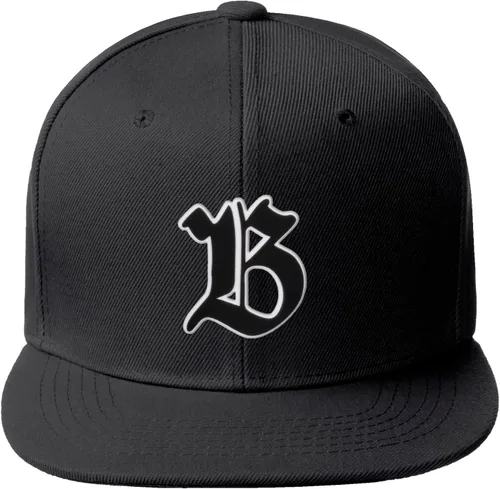 Miniatura 1171 de Daxton Gorra clásica con visera de billete plano con letras del alfabeto inglés antiguo de la A a la Z