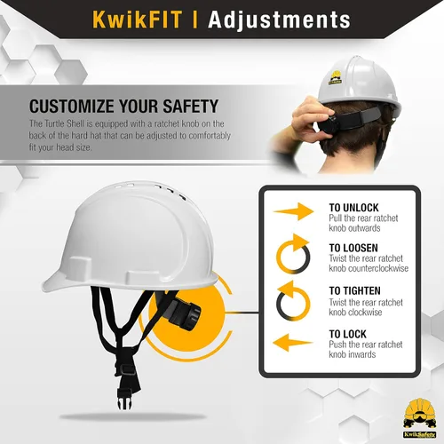 Miniatura 5 de KwikSafety - Charlotte, NC - Sombreros duros [Ala completa, estilo gorra, estilo de escalada] Tipo 1, Clase C ANSI OSHA