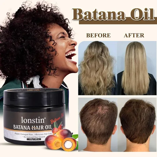 Miniatura 4 de Aceite de batana crudo para el crecimiento y reparación del cabello – Tratamiento anti pérdida de cabello, control de encrespamiento y rescate