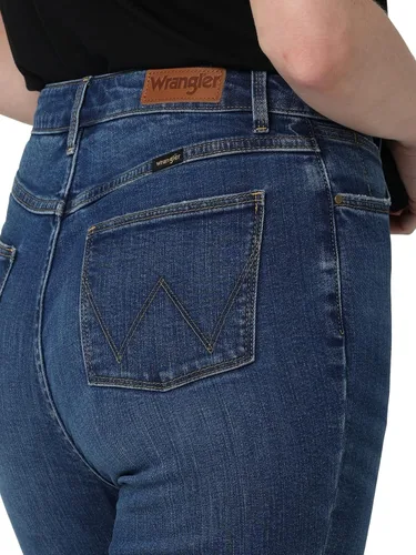 Miniatura 5 de Wrangler Jeans de bota de tiro alto para mujer