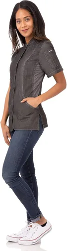 Miniatura 2 de Chef Works Abrigo Chelsea Chef para Mujer