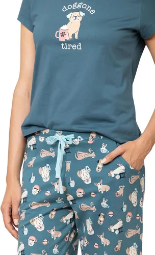 Miniatura 3 de PajamaGram PJs For Women Set - Women Pajamas, Short Sleeve, 100% Cotton