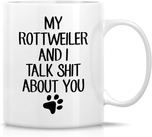 Miniatura 43 de Retreez - Taza divertida con texto en inglés "Funny Cute Golden Retriever Don't Stop Retrievin' Dog Lover", 325 ml, tazas de café de cerámica