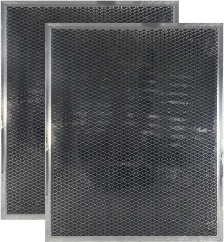 Filtro de repuesto para campana extractora GE para GE WB02X10707, filtros de carbón de carbón de campana extractora, 10-13/16 pulgadas x 13-5/16