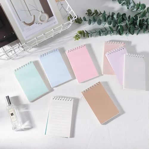 Miniatura 7 de Ddaowanx Cuadernos pequeños, bloc de notas en espiral de bolsillo de 3 x 5 pulgadas con páginas a rayas, el pequeño cuaderno perfecto para Lindos