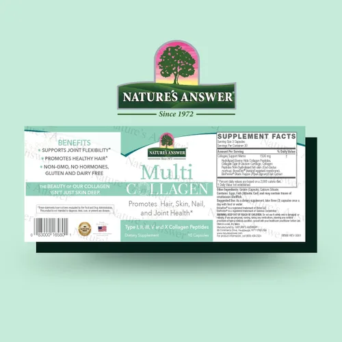 Miniatura 2 de Nature's Answer Multi colágeno, 90 cápsulas