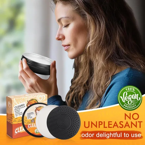 Miniatura 6 de Fuumuui Jabón limpiador de pinceles de pintura 100% vegano, sin disolventes, limpiador de pinceles de glicerina vegetal natural para pinceles