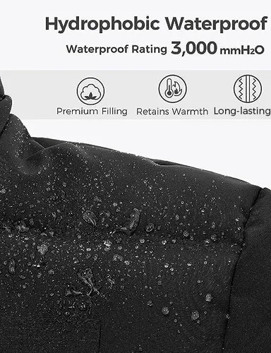 Miniatura 4 de Wantdo - Chaqueta de invierno con capucha y forro interior para hombre